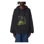 Off White Hoodie med huva Black, Herr