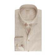 Stenströms Randsatt Twill Skjorta Slim Fit Beige, Herr