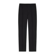 Givenchy Ull Sweatpants Monokrom Mönster Elastisk Midja Black, Herr