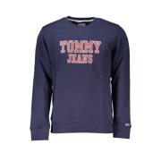 Tommy Hilfiger Bl Bomullssweatshirt fr Mn Blue, Herr