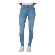 Tommy Jeans Skinny Jeans Nora Mid Rise Blue, Dam