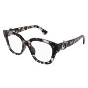 Cartier Panthère Optiska Glasögon Havana Grå Multicolor, Unisex