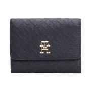 Tommy Hilfiger Monogram Liten Plånbok Blå Logo Blue, Dam