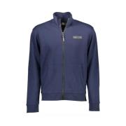 Plein Sport Bl Bomullssweatshirt fr Mn Blue, Herr