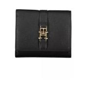 Tommy Hilfiger Elegant Plnbok med Flera Fack Black, Dam