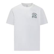 Casablanca Vit Bomull T-shirt och Polo White, Herr