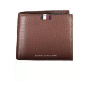 Tommy Hilfiger Läderplånbok med kortplatser Brown, Herr