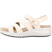 Fluchos Platta Sandaler med Limrem White, Dam