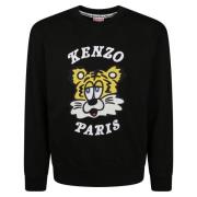 Kenzo Klassisk Sweatshirt Kollektion Black, Herr