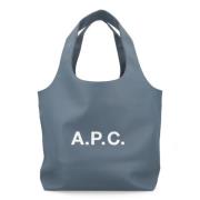 A.P.C. Ninon Tote Väska Blue, Dam