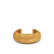 Balmain Signatur mesh armband Yellow, Dam