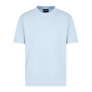 Emporio Armani Stiliga T-shirts och Polos med Örn Blue, Herr