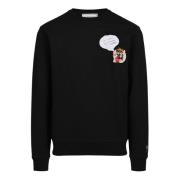 Iceberg Klassisk regular fit svart crewneck sweatshirt med Looney Tune...