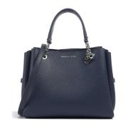 Emporio Armani Elegant Axelväska med Charm Blue, Dam