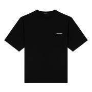 Dsquared2 Kortärmad rund hals T-shirt Black, Herr