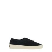 Fear Of God Svarta låga sneakers med logopatch Black, Herr