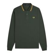 Fred Perry Grön Twin Tipped Polotröja Green, Herr