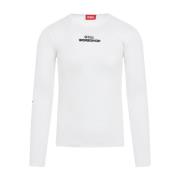 032c Vit T-shirt Snygg Design Bekväm Passform White, Herr