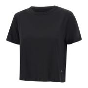 KAOS Svart T-shirt med Guldlogga Black, Dam