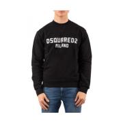 Dsquared2 Stilren Sweatshirt Black, Herr