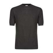 Eleventy Bomull Crewneck Raglan T-shirt Black, Herr