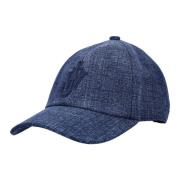 JW Anderson Klassisk Baseballkeps för Sportig Stil Blue, Unisex