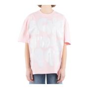 Acne Studios Rosa Bomull T-shirt Cl0333 Pink, Dam