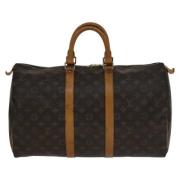 Louis Vuitton Vintage Pre-owned Canvas resvskor Brown, Unisex