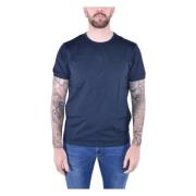 Sun68 Merceriserad Jersey T-shirt Kortärmad Blue, Herr