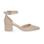 Nerogiardini Elegant Pandra Lino Pumps Beige, Dam