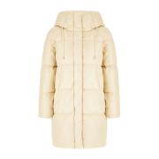 Max Mara Weekend Stilfull Piumini Jacka för Kvinnor Beige, Dam