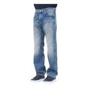 Tommy Jeans Casual Denim Jeans med Fadede Detaljer Blue, Herr