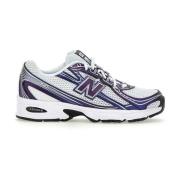 New Balance Lila och vita 'U740Cg2' Sneakers Purple, Dam