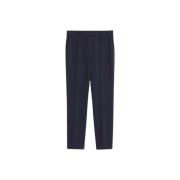 Max Mara Straight Leg Polyester Byxor Blue, Dam