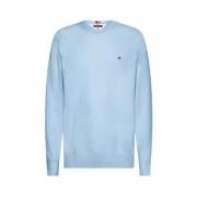 Tommy Hilfiger 1985 Crew Neck Sweater i Sleepy Blue Blue, Herr