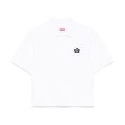 Kenzo Bianco T-shirt Snygg Casual Passform White, Dam