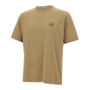 Maison Kitsuné Räv Logo Bomull T-shirt Brun Brown, Herr