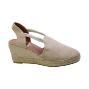 Viguera Beige Mocka Espadrillos med Jutekila Beige, Dam