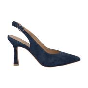 ALMA EN PENA Stiletto klackpumpar Blue, Dam