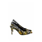 Versace Jeans Couture Platta skor Black, Dam