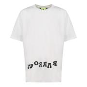 BARROW Bomull Unisex T-shirt White, Herr