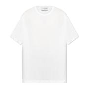 Y-3 Bomull T-shirt White, Herr