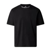 The North Face Avslappnad Tee i Svart Bomull Black, Herr