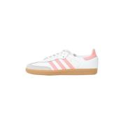 Adidas Originals Vita och rosa Samba OG Sneakers White, Dam