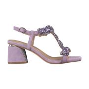 ALMA EN PENA Sandal strass på toppen Purple, Dam