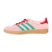 Adidas Originals Gazelle Indoor Rosa Velvet Sneakers Pink, Dam