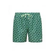 Nike Polyester Badshorts Green, Herr