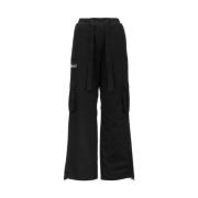 Kappa Cargobyxor med oversized passform Black, Dam