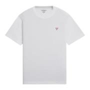 Guess Oversized Jersey T-shirt i Ekologisk Bomull White, Herr