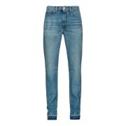 PINKO Rebel Wash Straight Denim Byxor Blue, Dam